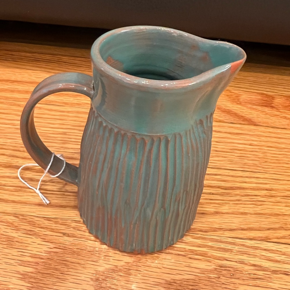 Signed - Pottery creamer or pitcher